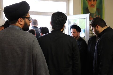 تصاویر/ مراسم بزرگداشت شهدای خدمت در مدرسه علمیه ولیعصر(عج) تبریز