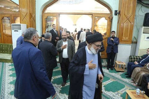 مراسم بزرگداشت شهادت رئیس جمهور ایران در نجف برگزار شد