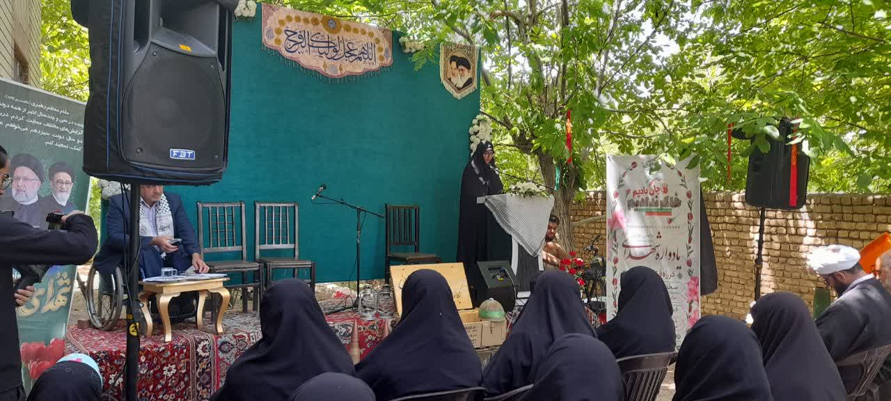تصاویر/ برگزاری یادواره شهدای بخش نوبران در غرق آباد