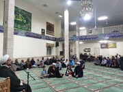تصاویر/ مراسم یادبود شهدای خدمت در مسجد راه آهن یزد