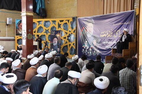 مراسم گرامیداشت هفتمین روز شهادت « شهدای خدمت » در حوزه علمیه کرمانشاه