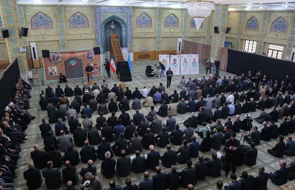 کلیپ | مراسم شهدای خدمت در مسجد دانشگاه تبریز