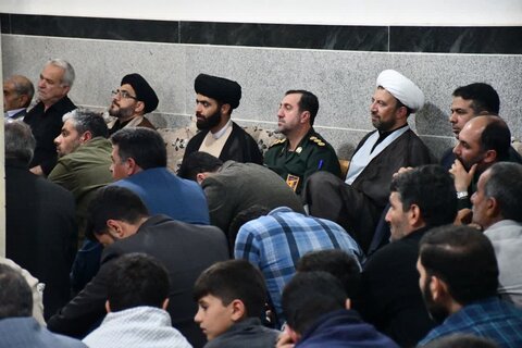 تصاویر/ مراسم گرامیداشت شهدای خدمت در مسجد روستای عذاب  خوی