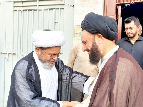 علامہ شبیر حسن میثمی سے علامہ سید راحت حسین الحسینی اور شیخ نحوی کی ملاقات