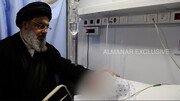 فیلم | صحنه‌هایی از عیادت سید حسن نصرالله از مادرش در بیمارستان