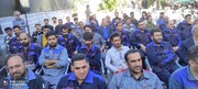 تصاویر/ کارگران کارخانه قند یاسوج یاد و خاطره شهید رئیسی را گرامی داشتند