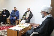 تصاویر/ دیدار مدیرکل امور اجرایی زکات کشور با نماینده ولی فقیه در استان سمنان