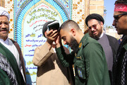 تصاویر/  مراسم بدرقه کاروان ۸۰۰ نفره دو امدادی عاشقان حسینی زائران خمینی(ره) از اصفهان