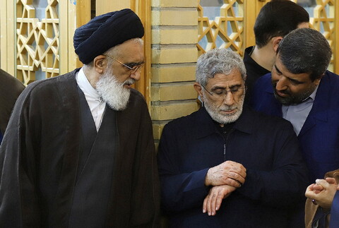 مراسم بزرگداشت مادر مکرمه دبیرکل حزب الله لبنان در قم
