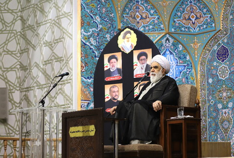 مراسم بزرگداشت مادر مکرمه دبیرکل حزب الله لبنان در قم

