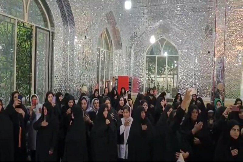 گرامیداشت هفتمین روز شهادت «شهدای خدمت» در امامزاده باباولیالدین(ع) شهرستان صحنه+ عکس