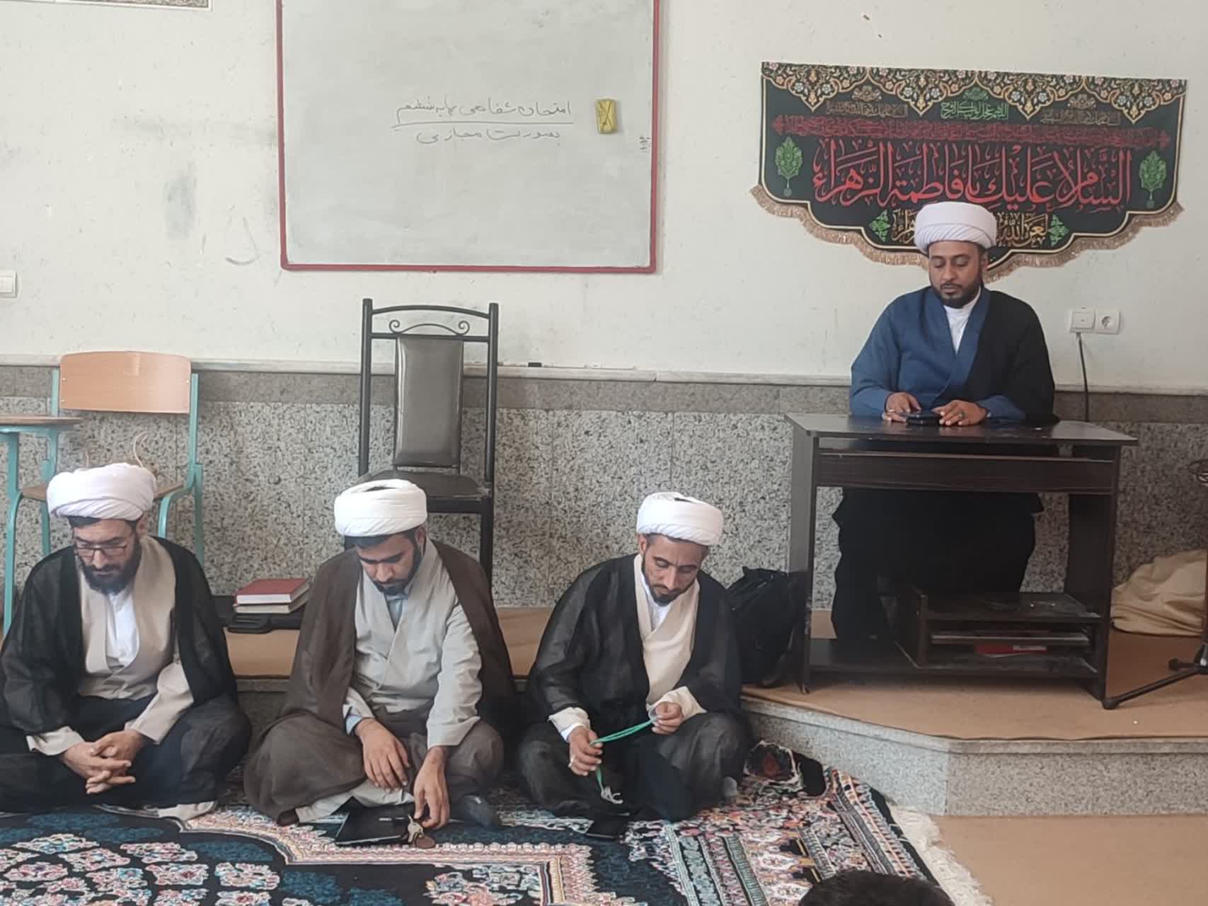 بازدید معاونین حوزه علمیه هرمزگان از مدرسه علمیه پارسیان