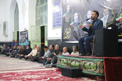 تصاویر/ حضور نماینده ولی فقیه در استان سمنان در مراسم یادبود «شهدای خدمت» در کلاته رودبار
