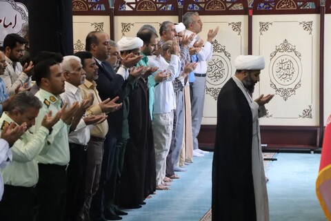 نماز جمعه خارگ به روایت تصویر