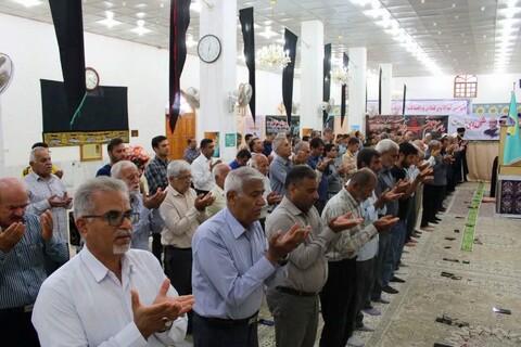 نماز جمعه بندرریگ به روایت تصویر