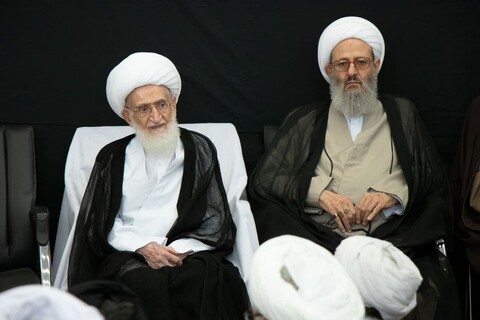 إقامة حفل تأبيني في مكتب آية الله العظمى نوري الهمداني للرئيس رئيسي ومرافقيه