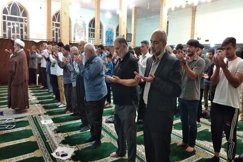 تصاویر/ محفل اُنس با قرآن گرامیداشت « شهدا خدمت » در مسجد نورالحسین(ع) کرمانشاه
