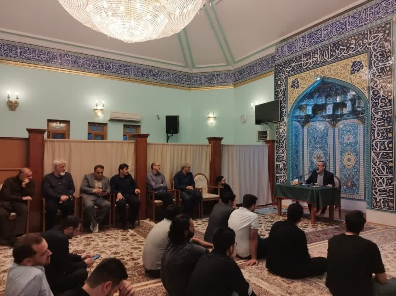 آیین گرامیداشت شهدای خدمت در مسجد خاتم الانبیا(ص) مسکو
