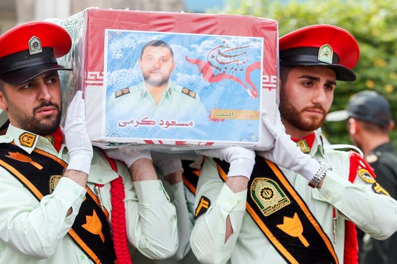 مراسم یادبود «شهدای خدمت» و «شهید مدافع امنیت» در کرمانشاه برگزار شد