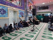 مراسم سالگرد ارتحال امام راحل و شهدای پانزده خرداد در مسجد جامع یزدل+ عکس و فیلم