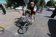 تصاویر/ همایش دوچرخه سواری عاشقان حسینی رهروان خمینی در اصفهان