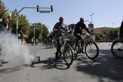 همایش دوچرخه سواری عاشقان حسینی رهروان خمینی در اصفهان