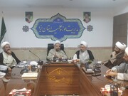 تصاویر/ نشست بصیرتی مدیران و کادر مدارس علمیه یزد با محوریت انتخابات