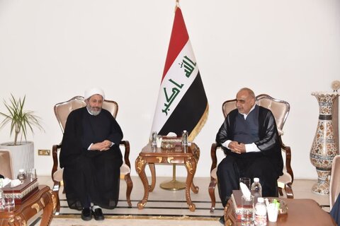 رئیس سازمان فرهنگ و ارتباطات اسلامی در دیدار با عادل عبدالمهدی