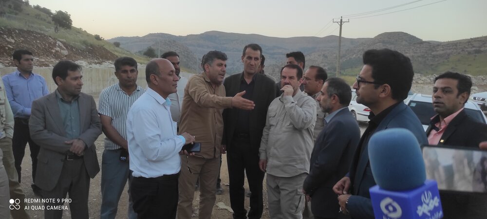 بازدید از روند اجرایی سد تنگ سرخ و تغییر آن به نام سد شهید رئیسی