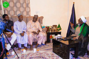 تصاویر/ دیدار گروهی از دانشگاهیان و کارشناسان نیجریه با شیخ ابراهیم زکزاکی