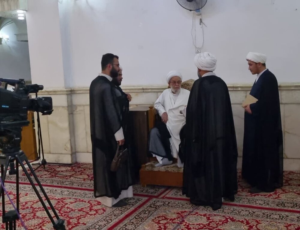 برگزاری درس خارج فقه و اصول آیت الله شیخ هادی آل راضی در جوار حرم امیرالمؤمنین