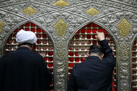 تصاویر/ مراسم عزاداری شهادت امام جواد علیه السلام در حرم مطهر حضرت موسی مبرقع