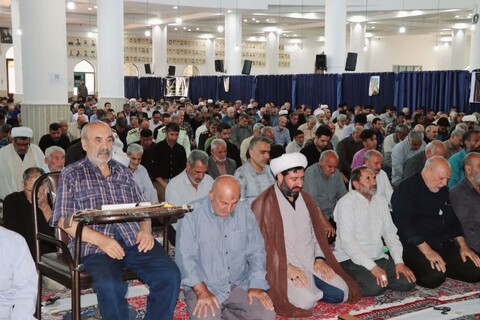 تصاویر اقامه نماز جمعه در شهرستان نظرآباد