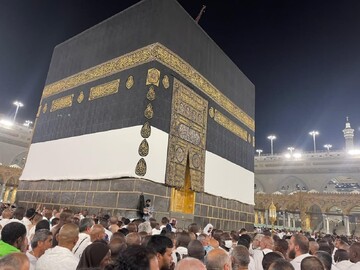 تصاویر/ حال و هوای زائران بیت الله الحرام در حج امسال