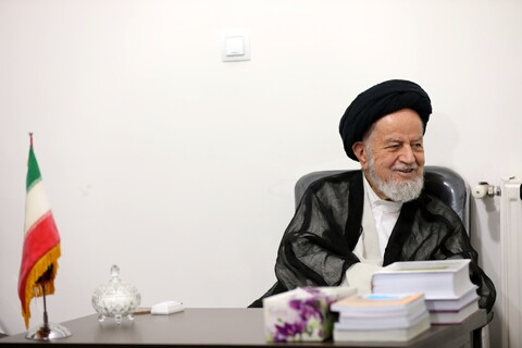 تصاویر/ دیدار مسئول دبیرخانه شورای عالی حوزه‌های علمیه با آیت الله شاهچراغی