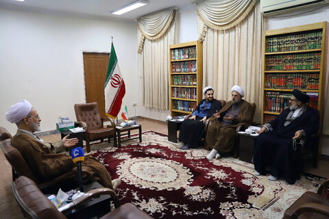 تصاویر/ دیدار سفیر جمهوری اسلامی ایران در واتیکان با آیت الله اعرافی