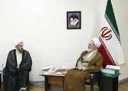 Ayat. Arafi meets with Iranian Ambassador to Vatican
