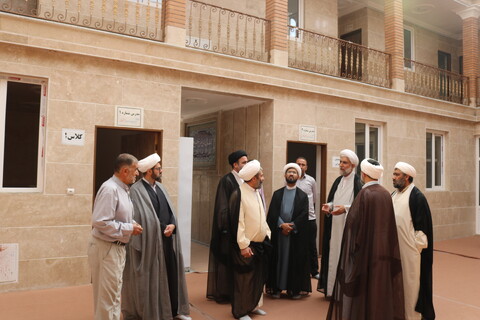 تصاویر/ بازدید مسئول دبیرخانه شورای عالی حوزه‌های علمیه از مدرسه علمیه حضرت امیرالمومنین علی(ع) دیباج