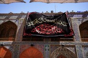 تصاویر/ امام محمد باقر (ع) اور حضرت مسلم بن عقیل کی شہادت کے موقع پر حرم امام علی (ع) سیاہ پوش