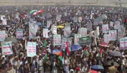 مسيرات مليونية كبرى في صعدة إسنادا لفلسطين