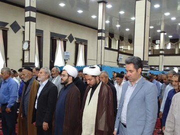 تصاویر/ اقامه نماز جمعه شهرستان چهاربرج