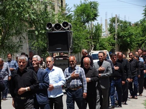تصاویر/ عزاداری مردم شهرستان چهاربرج به مناسبت شهادت امام باقر (ع)