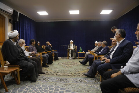 تصاویر / دیدار دکتر پزشکیان با آیت الله کریمی جهرمی