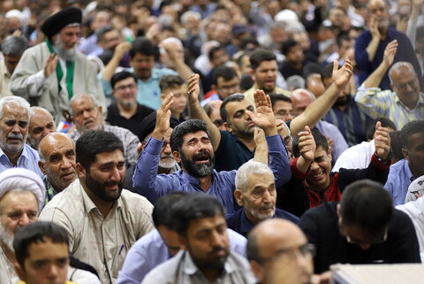 مراسم قراءة دعاء عرفة في مرقد السيدة فاطمة المعصومة (عليها السلام)