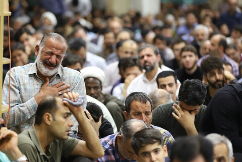 مراسم قراءة دعاء عرفة في مرقد السيدة فاطمة المعصومة (عليها السلام)