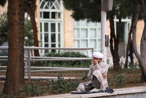 مراسم قراءة دعاء عرفة في مرقد السيدة فاطمة المعصومة (عليها السلام)