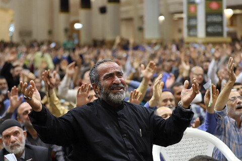 مراسم قراءة دعاء عرفة في مرقد السيدة فاطمة المعصومة (عليها السلام)