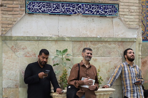 مراسم قراءة دعاء عرفة في مرقد السيدة فاطمة المعصومة (عليها السلام)