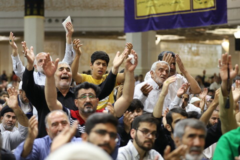 مراسم قراءة دعاء عرفة في مرقد السيدة فاطمة المعصومة (عليها السلام)