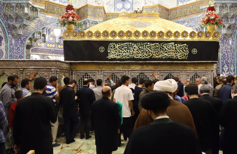 مراسم قراءة دعاء عرفة في مرقد السيدة فاطمة المعصومة (عليها السلام)